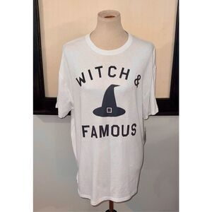 Halloween Witch & Famous T-Shirt - NWT - Size Small